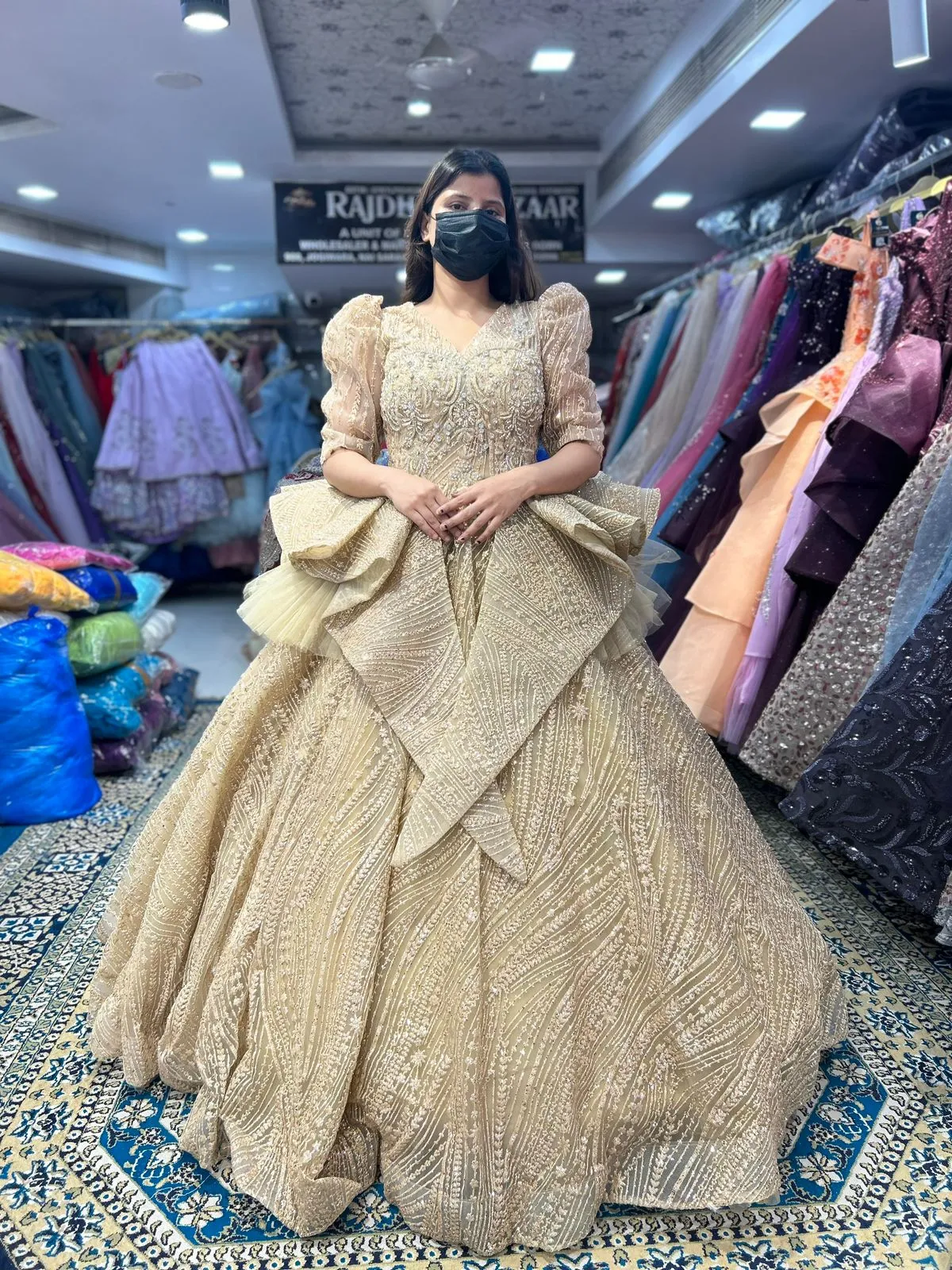 Gold Imperial Majesty Gown - Image 4