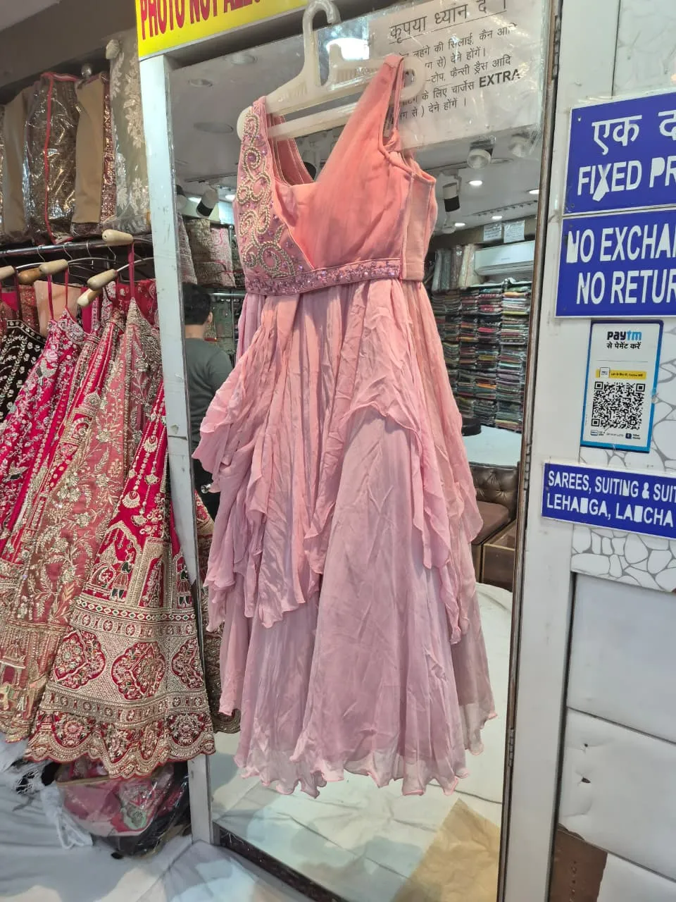 Blush Rose Cascade Party Gown - Image 5