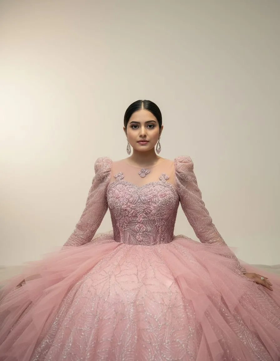 Blush Enchanted Princess Gown - Image 5