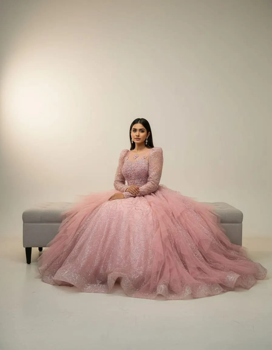 Blush Enchanted Princess Gown - Image 3